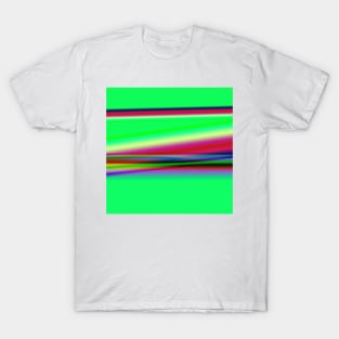 red blue green texture art T-Shirt